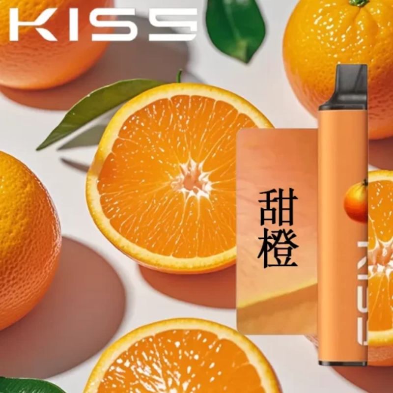 甜橙 Kiss6500口一次性拋棄式電子煙 新日期 10/30